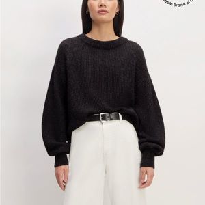 Everlane Alpaca Blend Oversized Crewneck